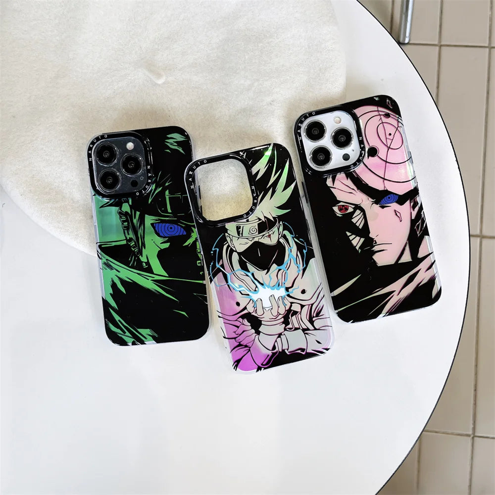 Anime Kakashi Obito Pain Cases for iphone 15 14 13 12 16 pro max 13pro 14pro Phonecase Gift