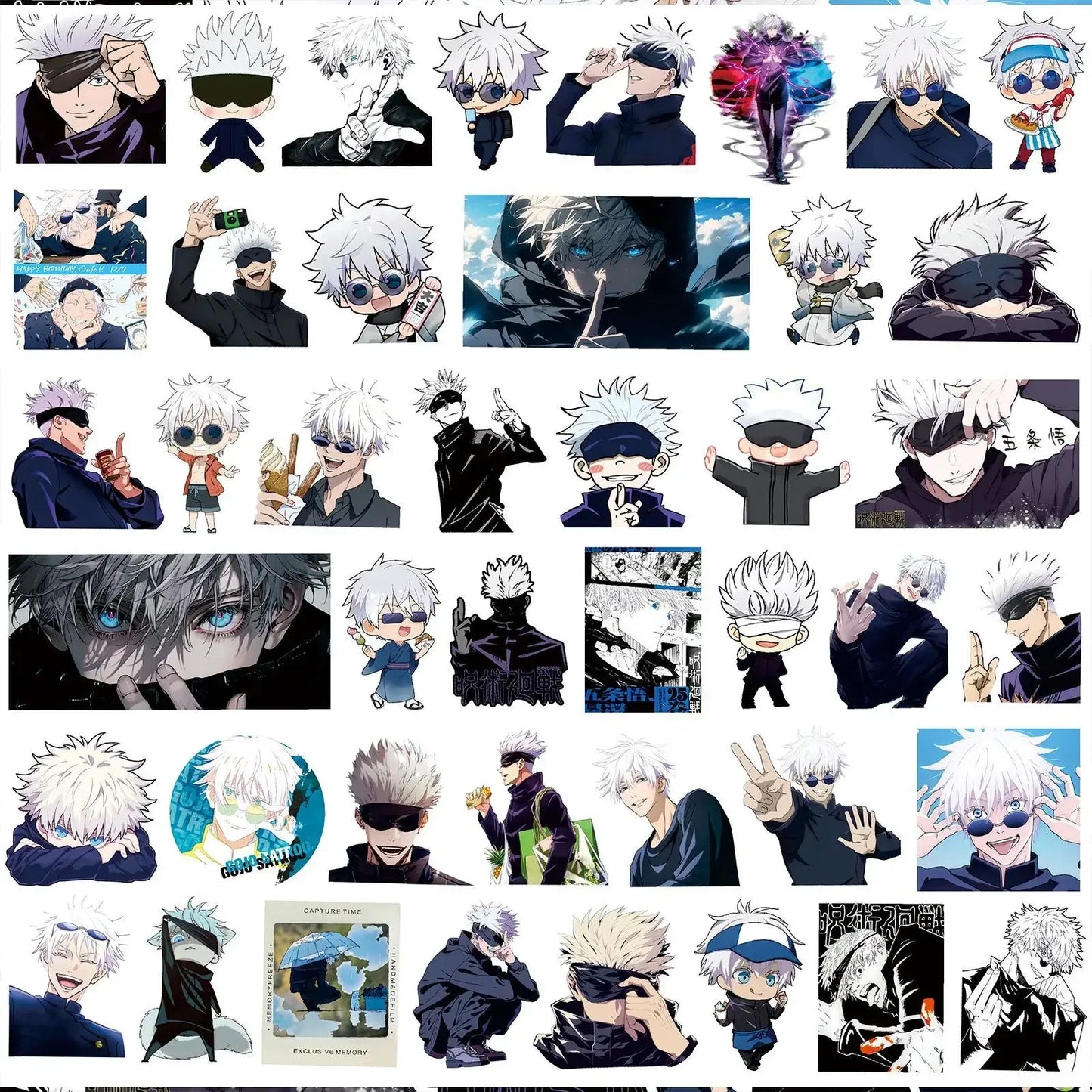 75PCS Cartoon Jujutsu Kaisen  Anime Stickers