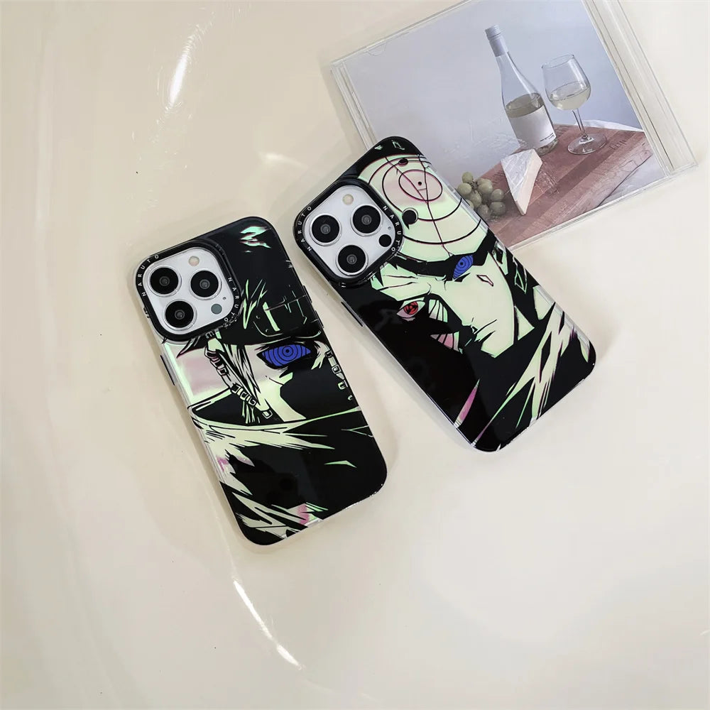 Anime Kakashi Obito Pain Cases for iphone 15 14 13 12 16 pro max 13pro 14pro Phonecase Gift