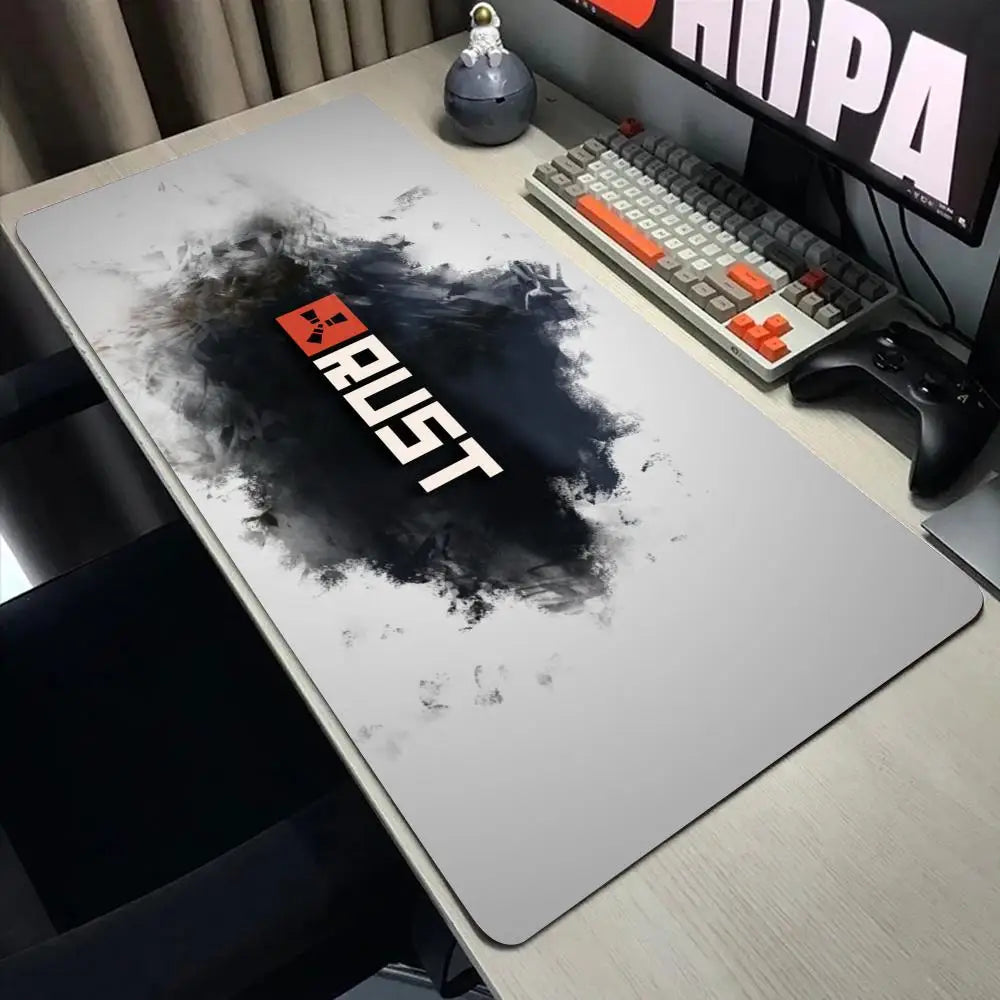 Deep Forest Minimalist Game Rust Mouse Pad