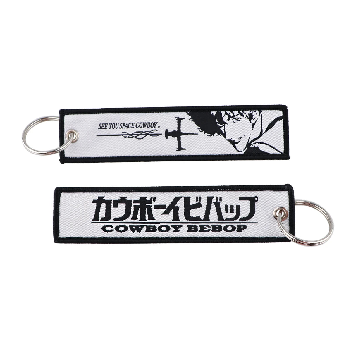 Japanese Anime Cool Embroidery Key Fobs