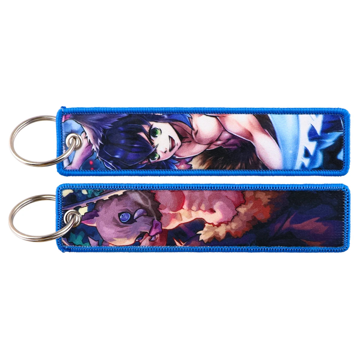 Japanese Anime Cool Embroidery Key Fobs