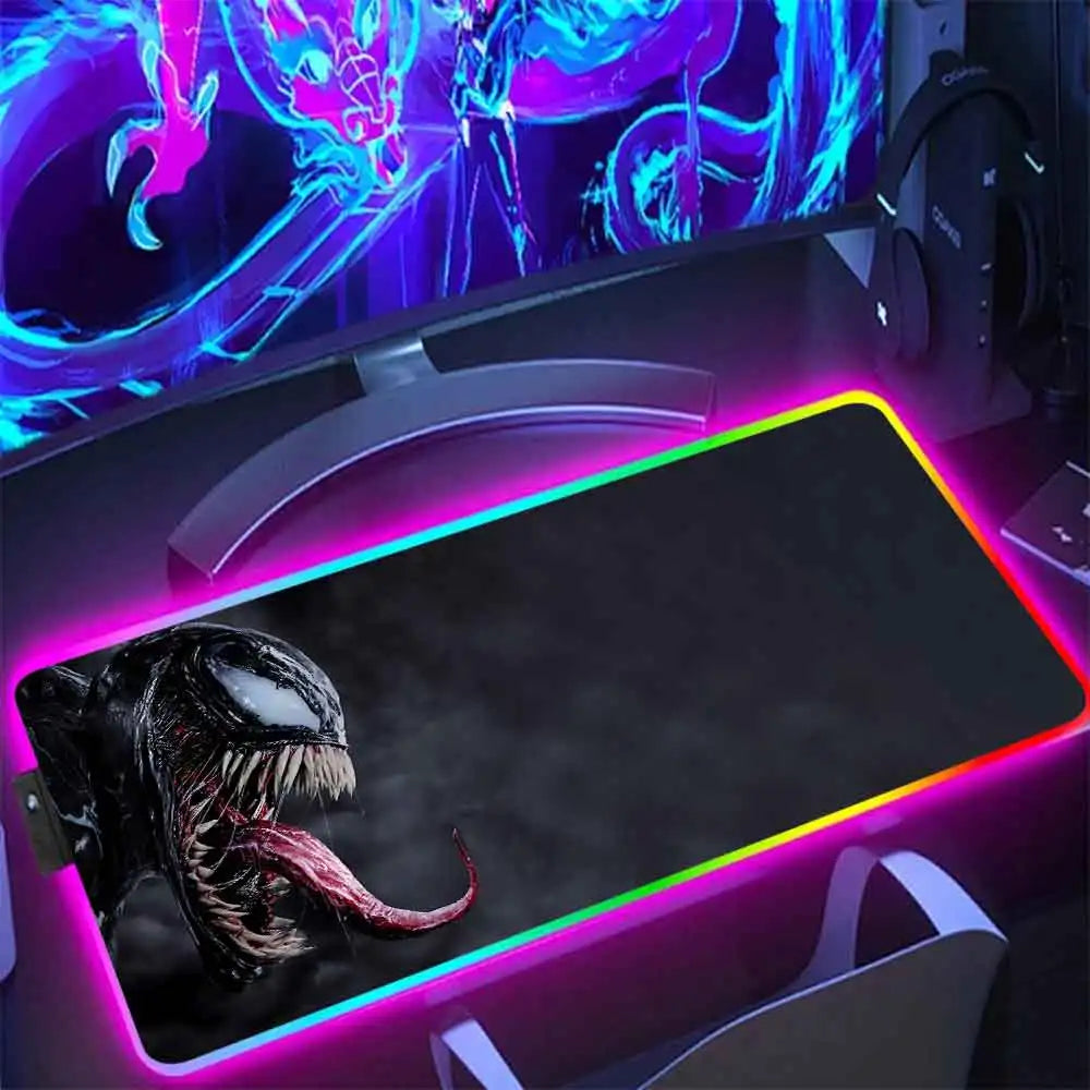 RGB Pc Gamer Keyboard Mouse Pad