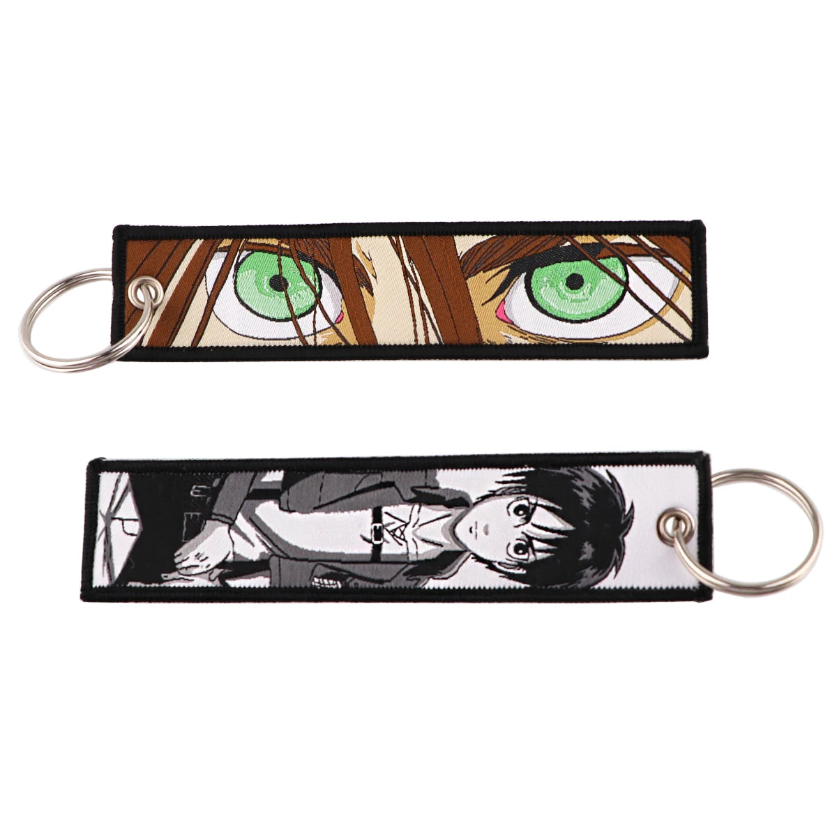 Japanese Anime Cool Embroidery Key Fobs