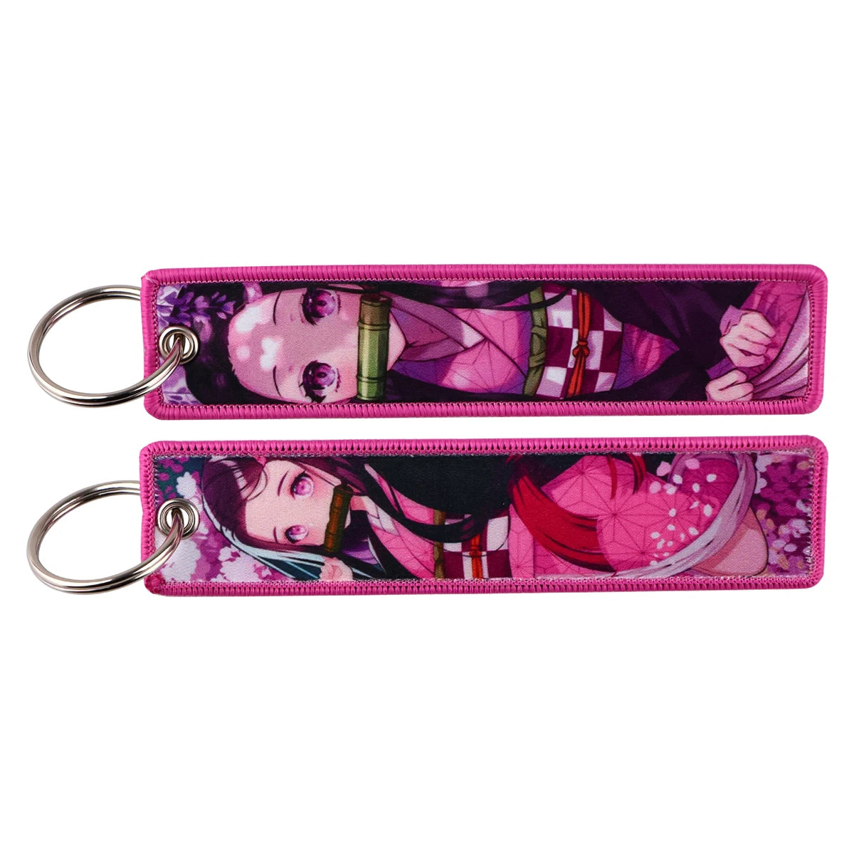 Japanese Anime Cool Embroidery Key Fobs