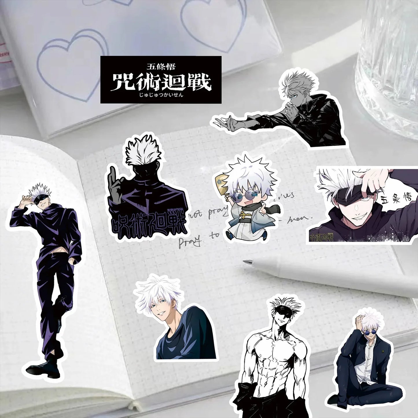 75PCS Cartoon Jujutsu Kaisen  Anime Stickers