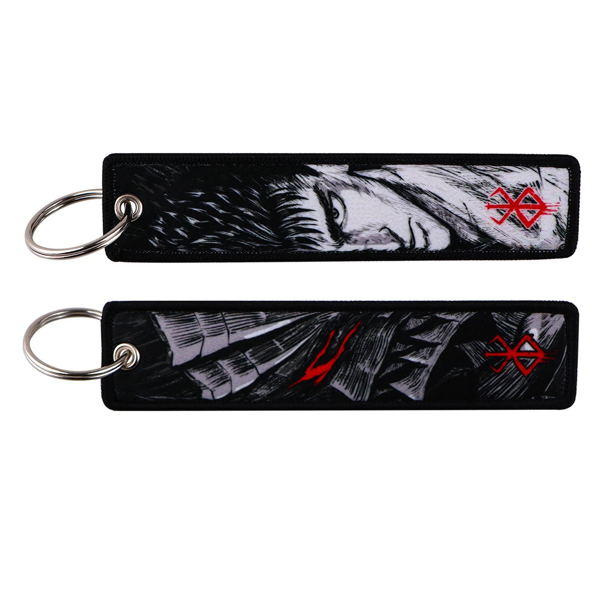 Japanese Anime Cool Embroidery Key Fobs