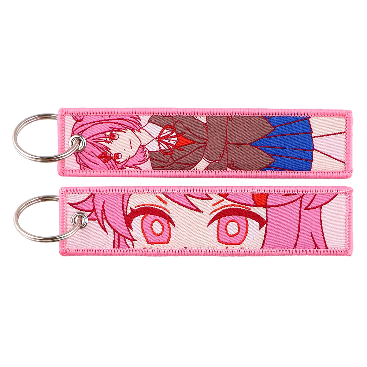 Japanese Anime Cool Embroidery Key Fobs