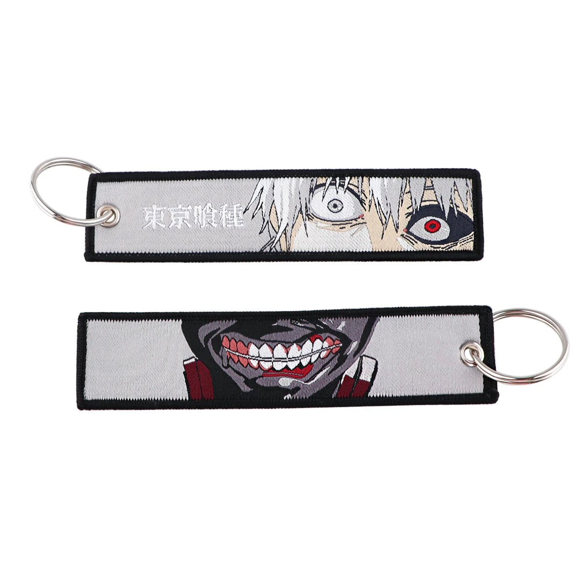 Japanese Anime Cool Embroidery Key Fobs