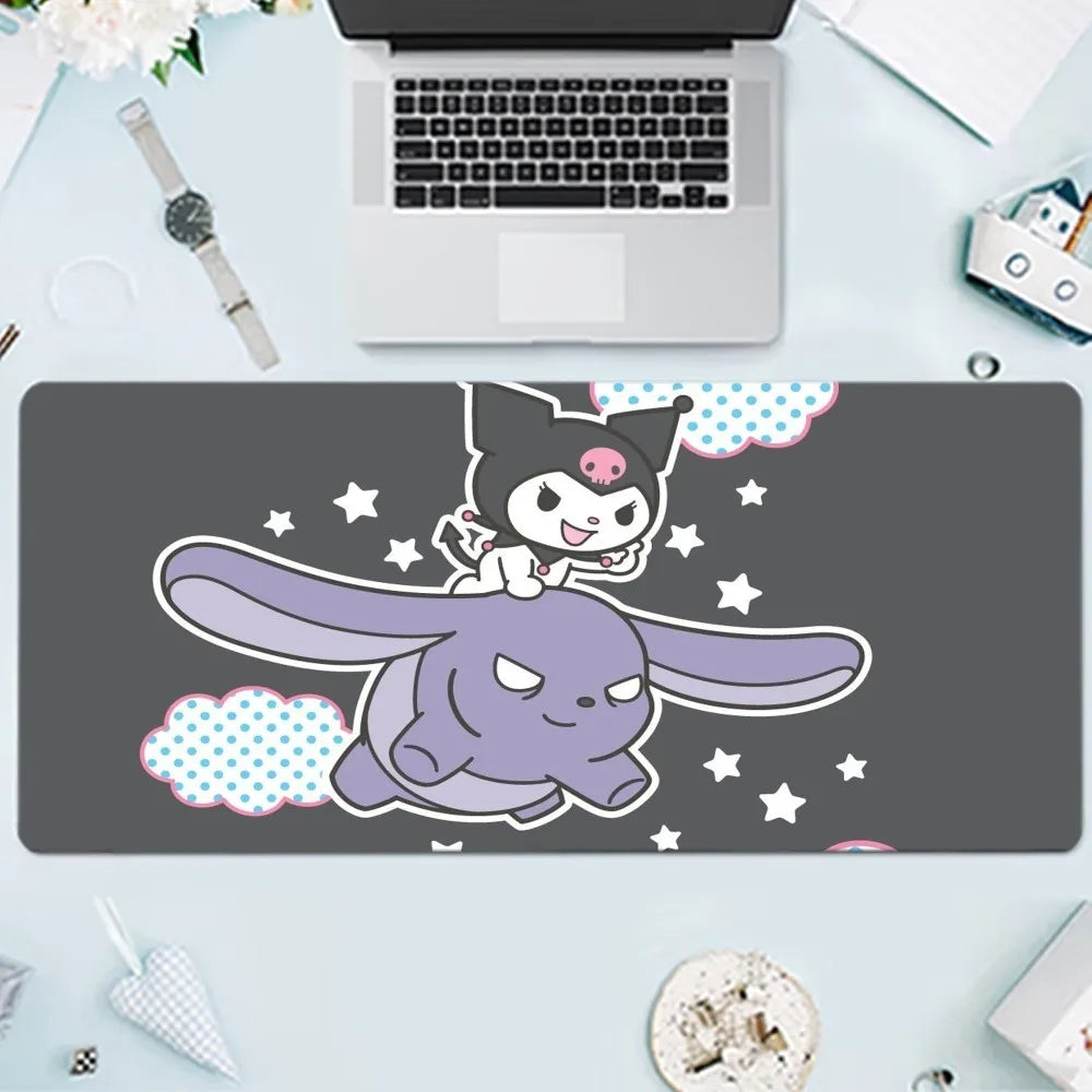 Kuromi Kawaii Mousepad Large Gaming Mouse Mat