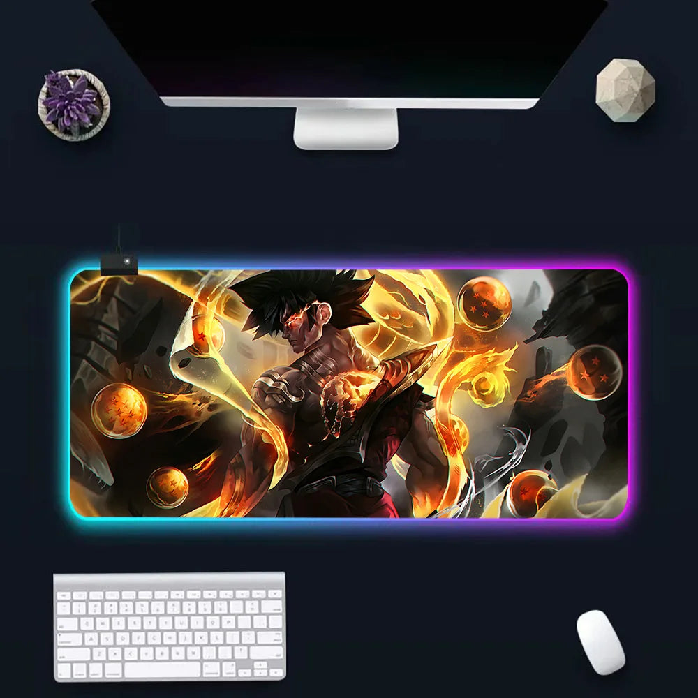 RGB Pc Gamer Keyboard Mouse Pad Mousepad