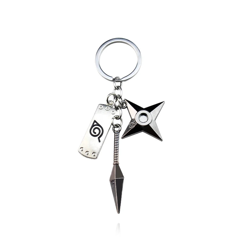 Anime Metal Keychain Uchiha Itachi Sharingan