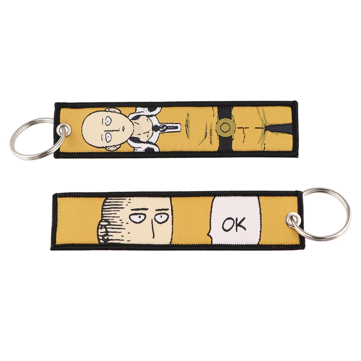 Japanese Anime Cool Embroidery Key Fobs