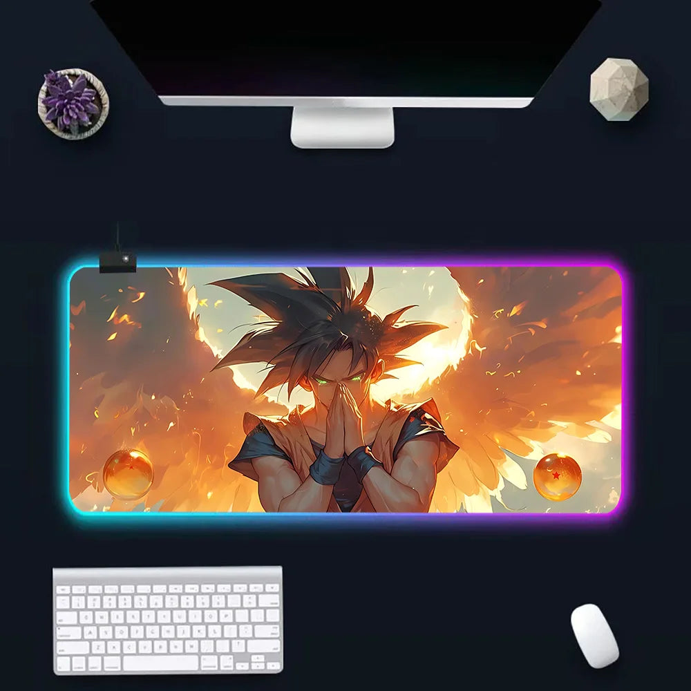 RGB Pc Gamer Keyboard Mouse Pad Mousepad