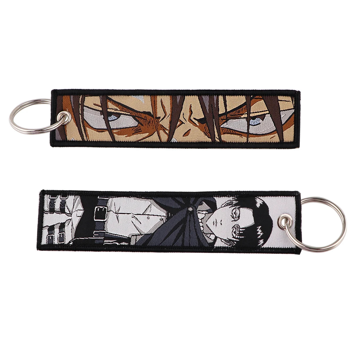 Japanese Anime Cool Embroidery Key Fobs