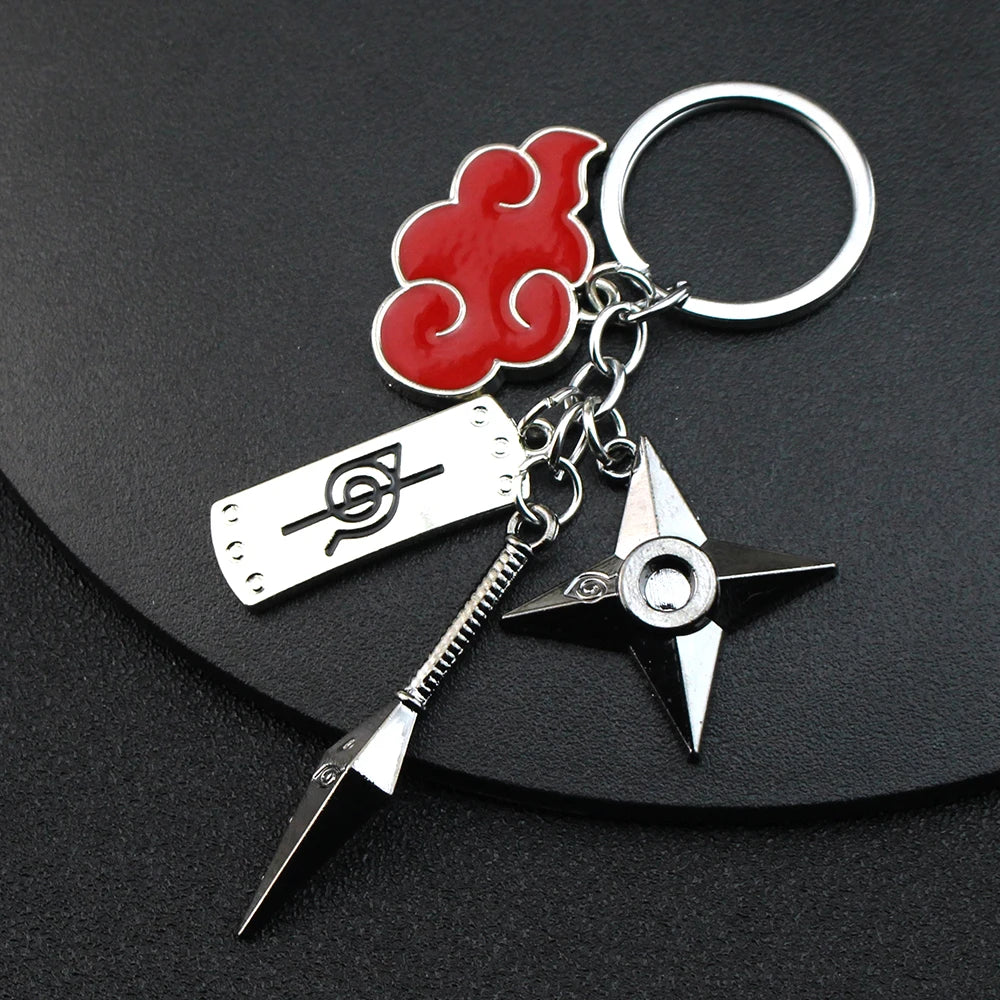 Anime Metal Keychain Uchiha Itachi Sharingan