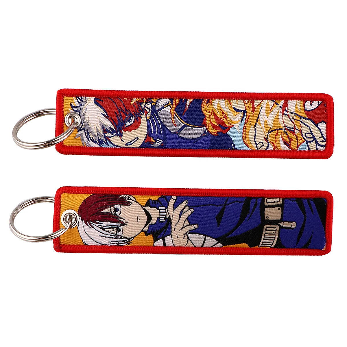 Japanese Anime Cool Embroidery Key Fobs