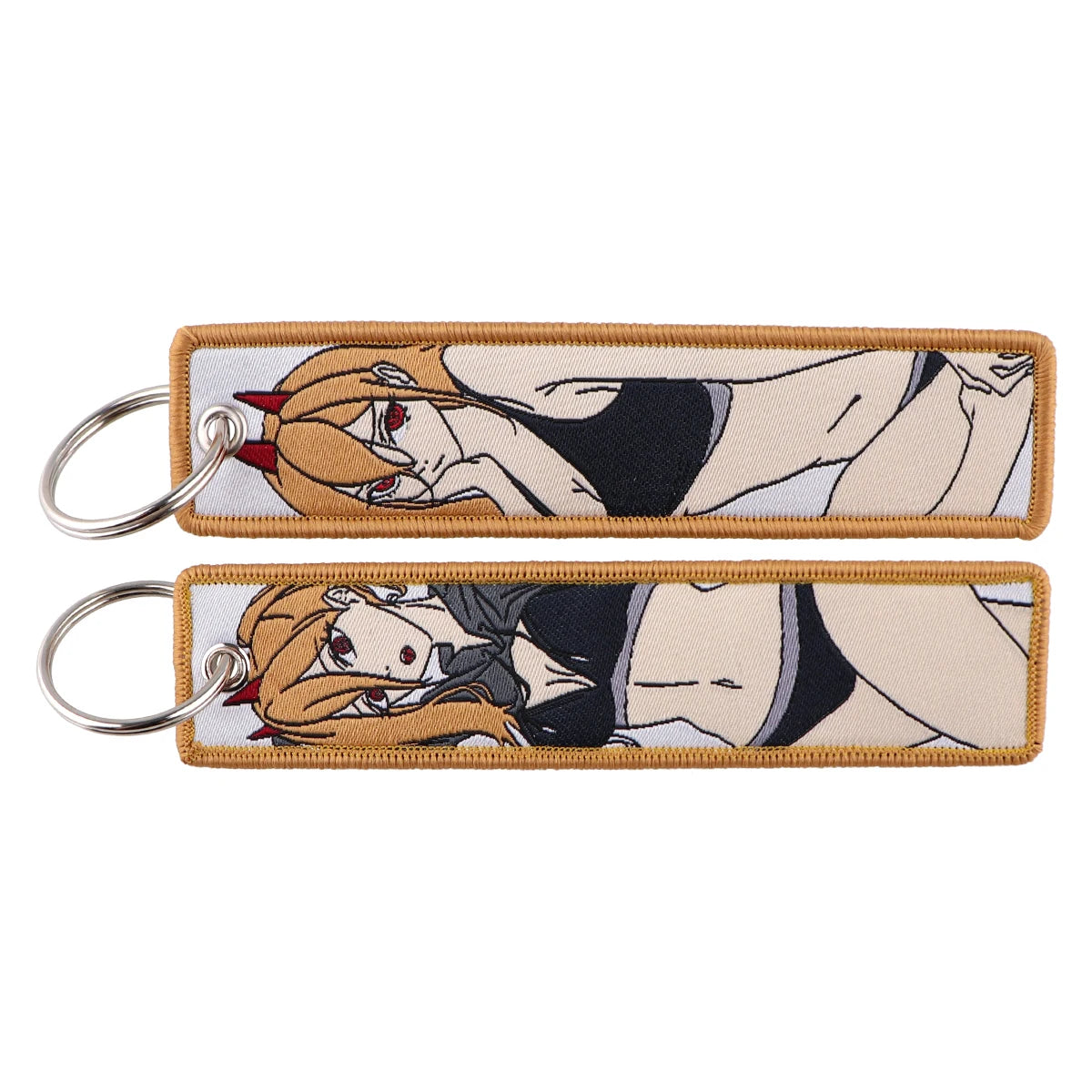 Japanese Anime Cool Embroidery Key Fobs