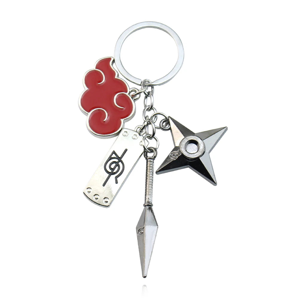 Anime Metal Keychain Uchiha Itachi Sharingan